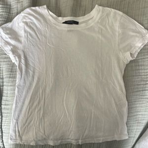 White baby tee